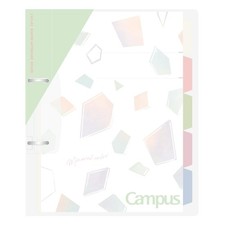 Kokuyo Campus Refillable Notebook, B5 Slim 2 Ring Binder Notebook with 5 Subj...