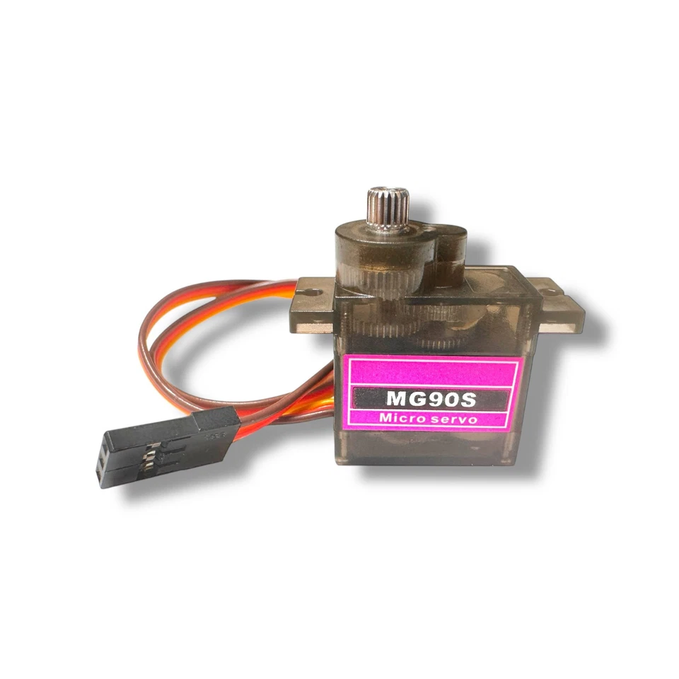 1 Stück Servo MG90S Metallgetriebe Mini Micro JR Stecker Flugzeug Ruderhorn 13g - Bild 4 von 4