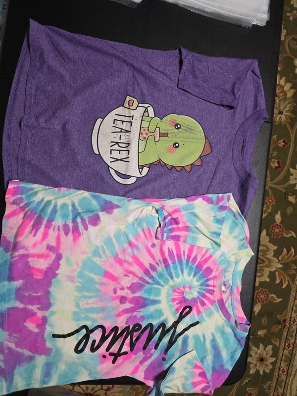Girls Sz 10-12 Lot Of 2 Tshirts JUSTICE