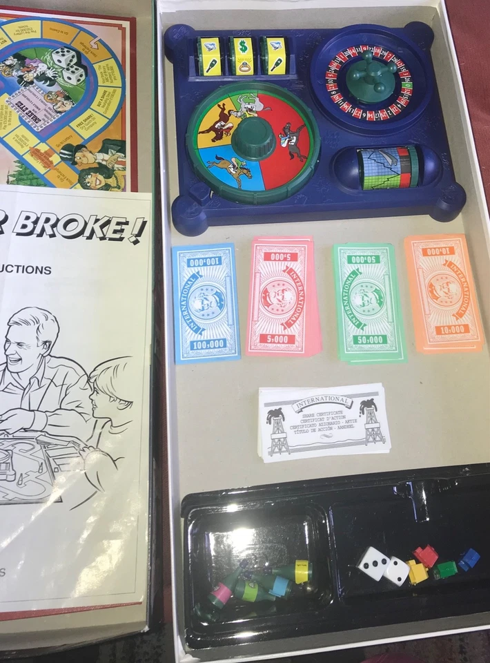 Vintage Go For Broke Board Game MB Games 1993 Complete & Great Condition - Xmas! - Image 3 of 4