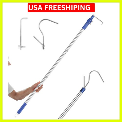 #ad Truck Bed Cargo Retrieval Hook Adjustable 33 70inch Telescoping Cargo Grabbe... $20.89
