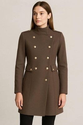 Women & Other Stories Brown Cashmere Coat 34 / XS
