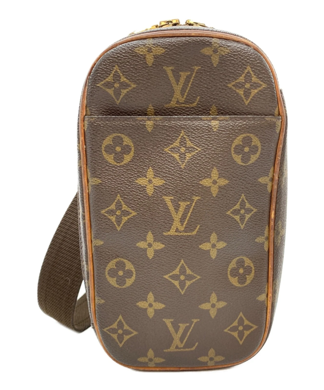 Vuitton — Louis Vuitton Pochette M51870 Coated Canvas Bag #TFB5648