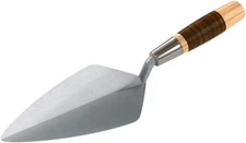 72-515 Brick Trowel Keystone Forged 9-Inch Narrow London Leather Handle