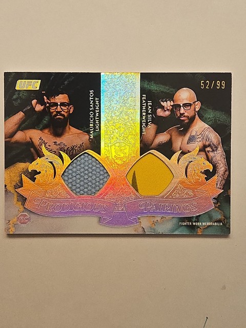 JEAN SILVA MAURICIO RUFFY ROOKIE DUAL PATCH 52/99 2025 TOPPS ROYALTY UFC #PRP-SS
