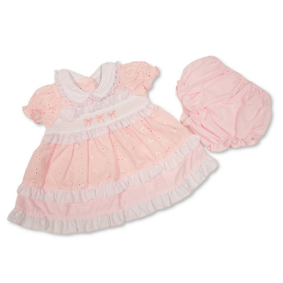 premature preemie baby girls smocked broderie angalaise dress pants 3-5 5-8  lbs | eBay