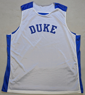 Duke Blue Devils Jersey Mens 3XL Blue White Nike Basketball