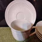 MIXED SET OF 8 - MIKASA - ITALIAN COUNTRYSIDE - 3 CUPS & 5  SAUCERS — photo 3