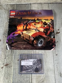 LEGO Dino Attack: Fire Hammer Vs. Lizards 7475 99% Complete w/ Manual + Figures