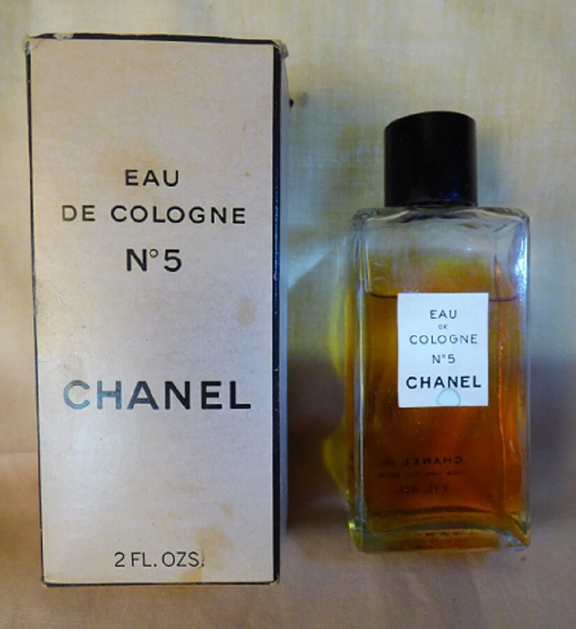 Vintage CHANEL No 5 Perfume 1/2 Oz Bottle w Box France Size 8