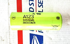 A123 ANR 26650 Lithium-Ion LiFePO4 Batteries, 8 battery cells each order.