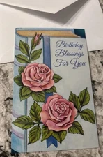 Birthday Blessings For You God Bless Religious 5”x7.75" Stockwell Greeting Card