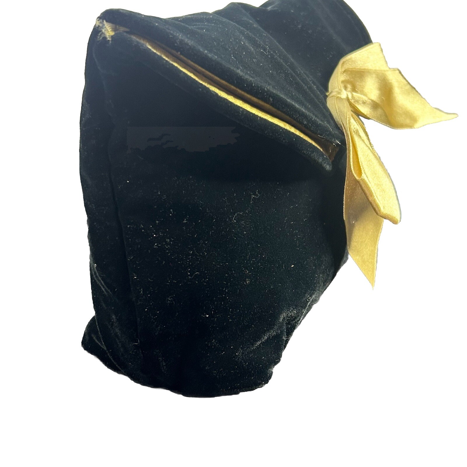 Borsa per trucco YSL Yves Saint Laurent Beaute in velluto nero marsupio borsa cosmetica