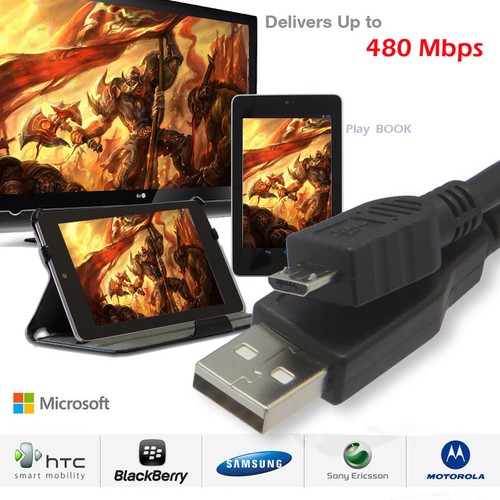 Short 15cm Fast Charging Cable Micro USB Data Cord For Samsung Android Lots AU - Picture 3 of 21