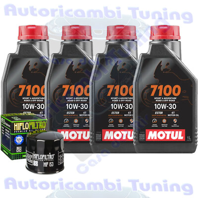 Set Service Öl Motul 7100 10W30 + Filter Für Ducati 620 Multistrada� 2006