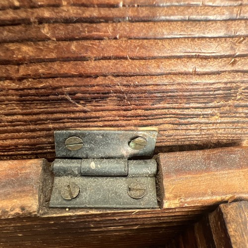 Vintage Primitive Hand Carved Hinged Spanish Wood Footed Jewelry Trinket Box - Picture 16 of 20