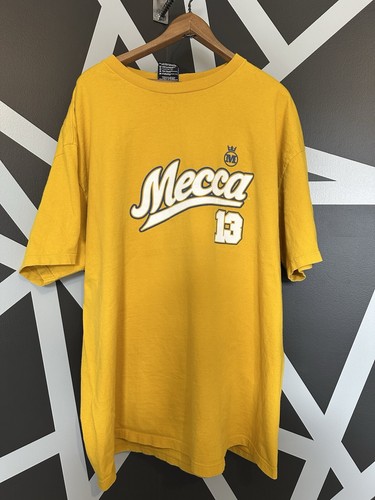 Vintage 90’s Mecca USA Double Sided Spellout T-Shirt Herren Gr.XXL Urban Hiphop