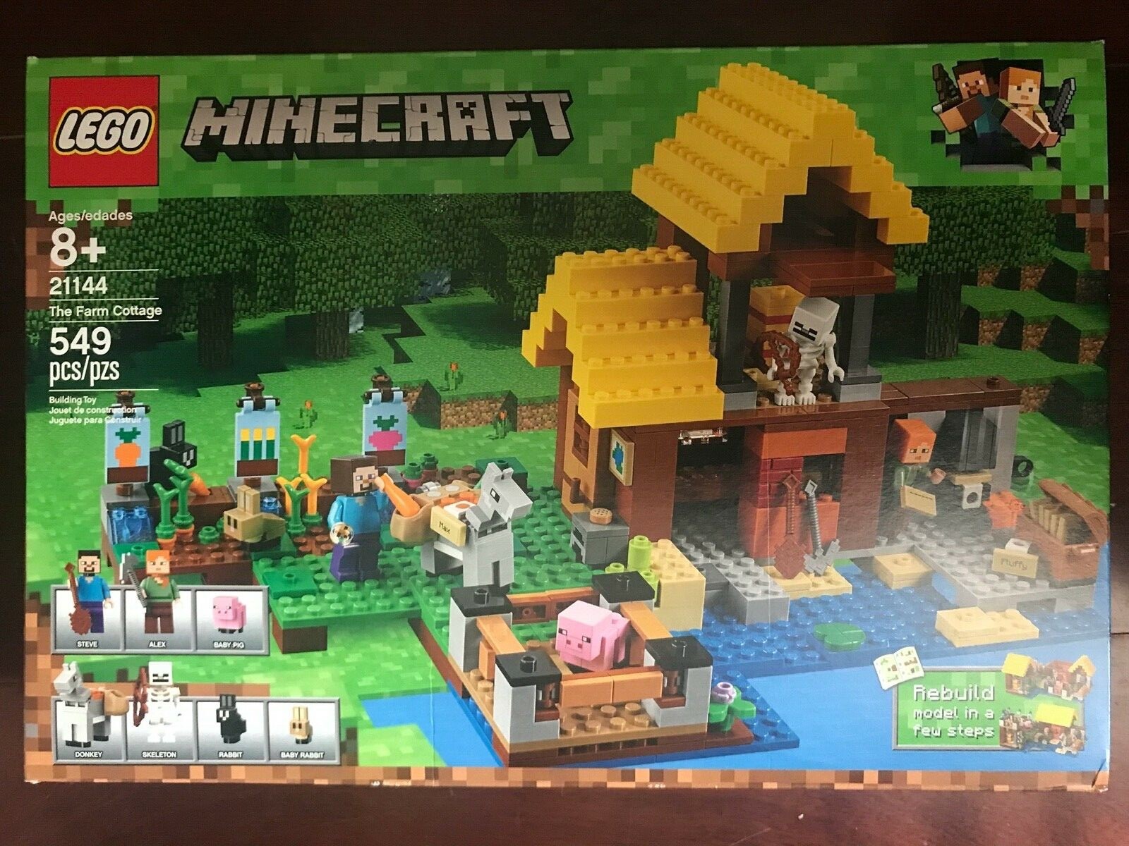minecraft lego farm cottage