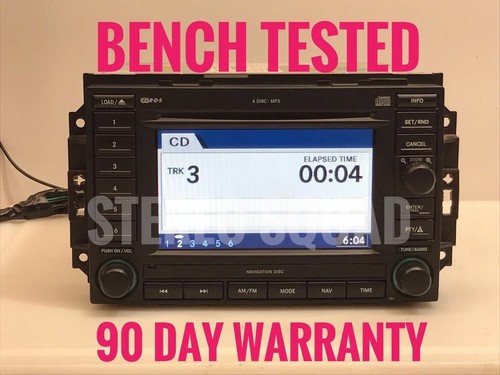 04-07 Chrysler Dodge Durango Charger Magnum Radio 6 Cd Navigation "CH882A"