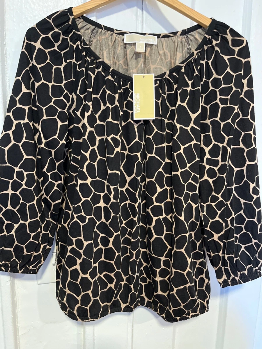 Michael kors clearance black blouse