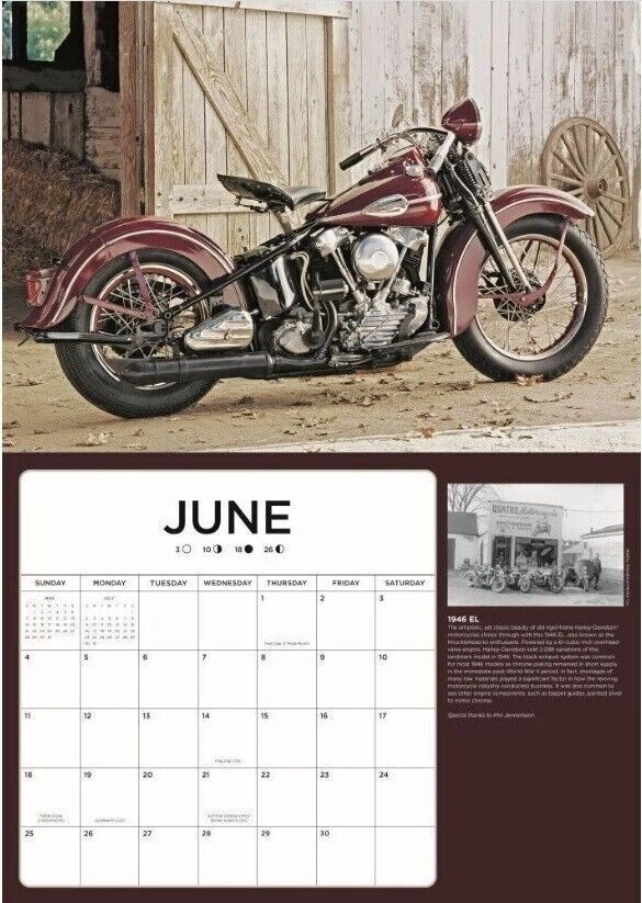 Harley Davidson Calendar 2024 Lana Shanna