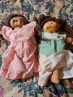 Cabbage Patch Kids Doll Girl Lot Of Two With Bag.