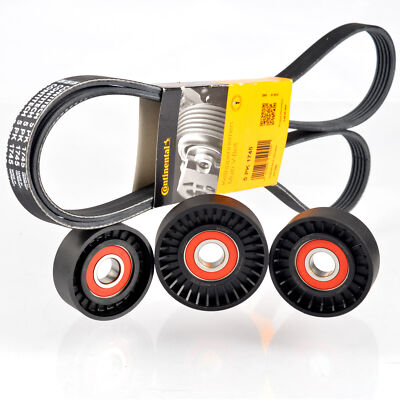 CONTI 5PK1745 + Rollen Satz für MERCEDES A W169 B W245 2.0 CDI mit Klima