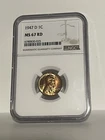 1947-D Lincoln Wheat Cent NGC MS67RD MS67 RED