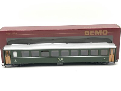 Rh-B B 2344 2nd Class Coach Passenger Car Green BEMO HOm 3250 104