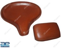 Vorne Fahrer Hinten Soziussitz Hellbraun Farbe Sitz FüR Royal Enfield Klassisch