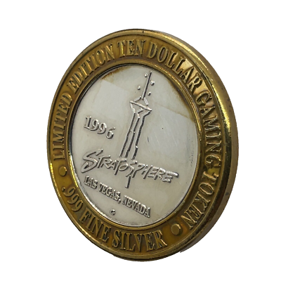 1996 Stratosphere-Pavilion of Fun $10 Limited Edition Gaming Token