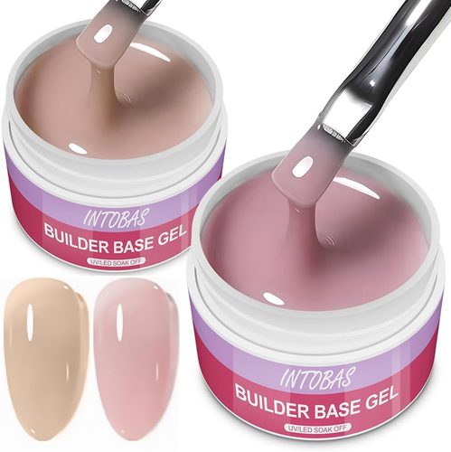 INTOBAS Kit Gel Ricostruzione Unghie 3 in 1-Gel per Unghie UV Costruttore Monofa - Foto 17 di 18
