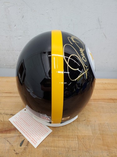 Casco Steelers Auténtico Tamaño Completo Firmado Jerome Bettis - Certificado de Autenticidad - HOF - Imagen 5 de 10