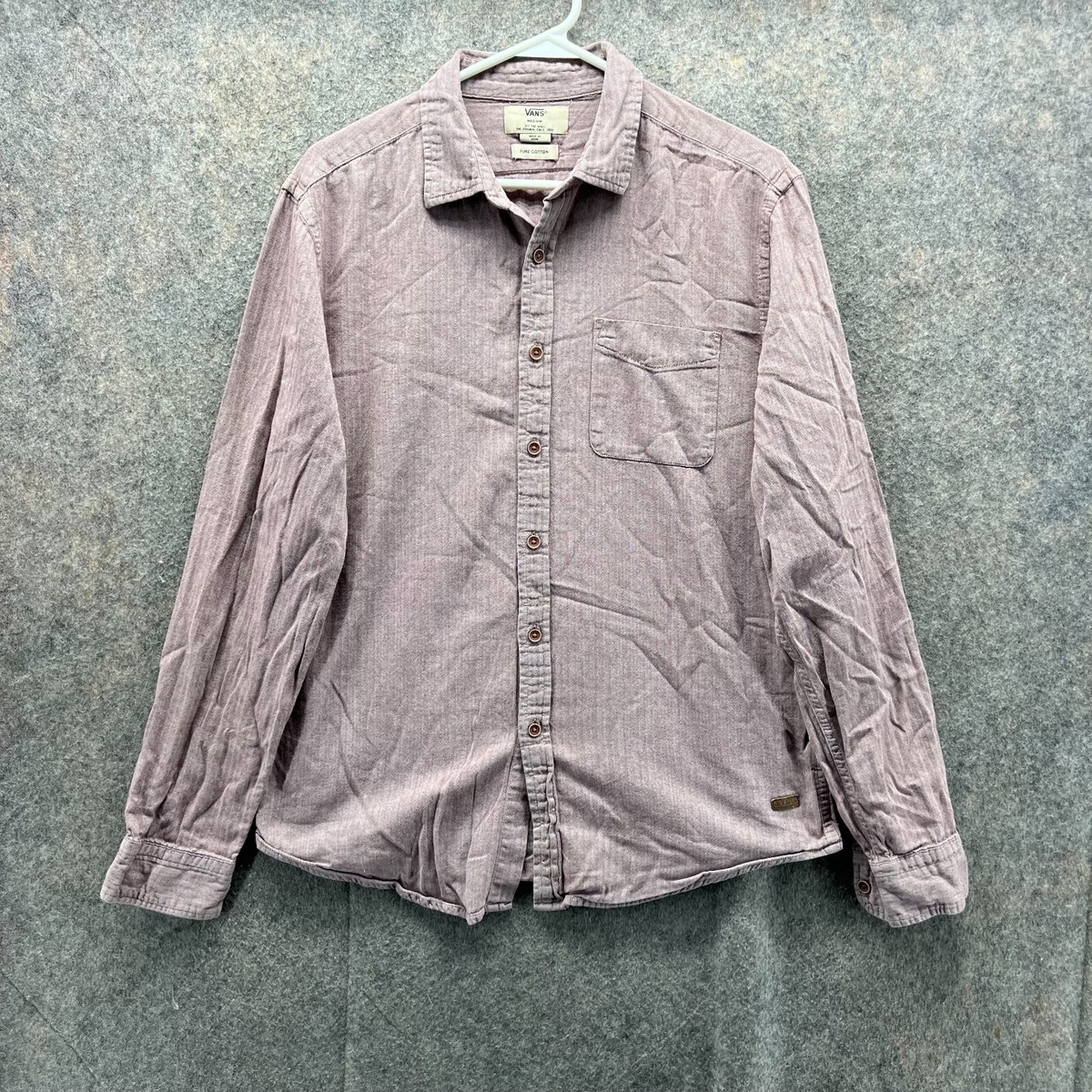 Mens Shirts Lavender Vans Shirt VANS Paradise Palm Men´s Lavander Tee