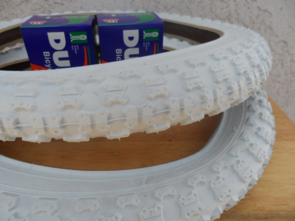 16 x 1.95 store white bike tire