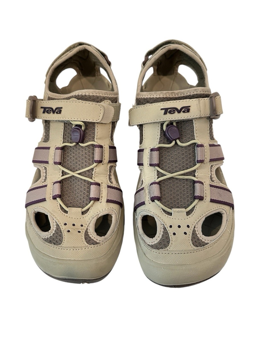 TEVA WOMEN OMNIUM PLAZA TAUPE SPORTS TRAIL HIKING SANDALS US 11 EU 42  UK