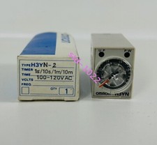New Omron H3YN-2 TIME DELAY RELAY SOLID STATE MOUNTING 100-120VAC ONE