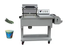 Gift Fast Food Box Plastic Film Cutting Heat Shrink Wrapping Machine