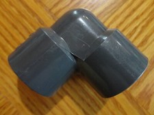 Spears 3/4" Gray PVC 90 Degree Elbow Slip Socket x Female Thread Schedule 80