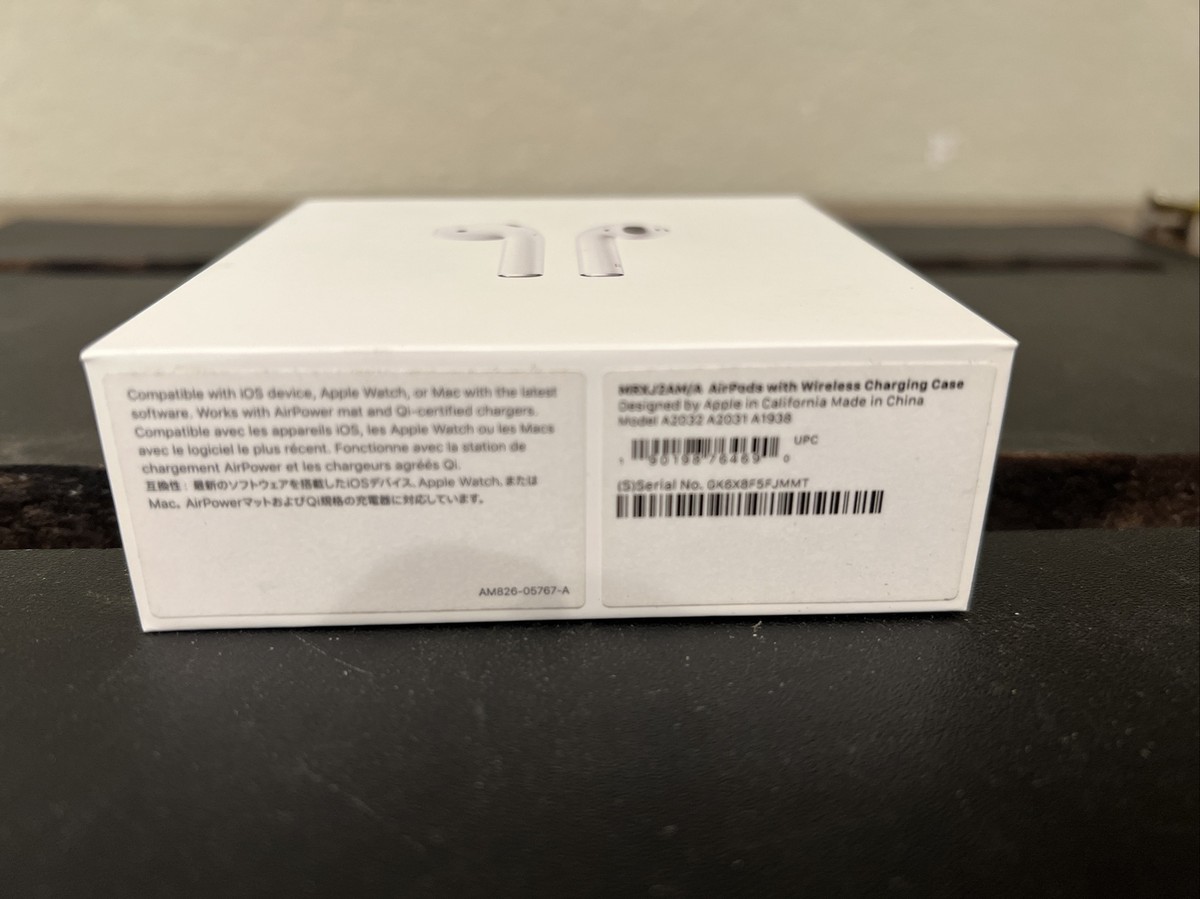 Authentic Genuine Apple Airpods Empty Box ONLY Manual Authentic Genuine Apple Airpods Empty Box ONLY Manual