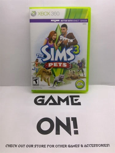 The Sims 3: Pets (Xbox 360, 2011) Clean Tested Working - Free Ship
