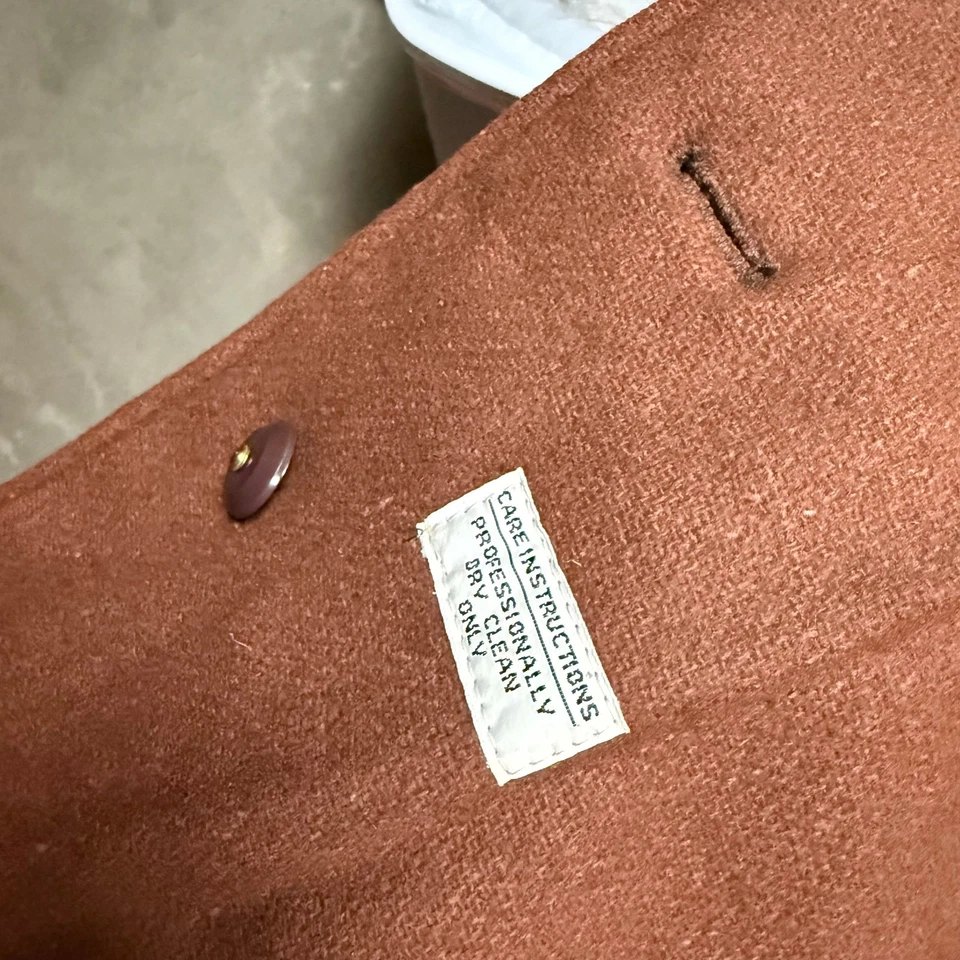 Abrigo Top Abrigo Vintage Años 70 Tweed Hombre Pingüino Moda Grande Western Foto 4 de 4