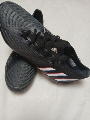 Adidas Predator Edge.2 FG Black White Soccer Cleats GW2271 Men's 8.5 