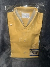 VTG Career Club dress shirt New In Package Made In USA Size Small