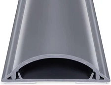 Cord Cover Floor 68in (4 x L17in), Large Capacity Floor Cable Cover, Hard PVC...