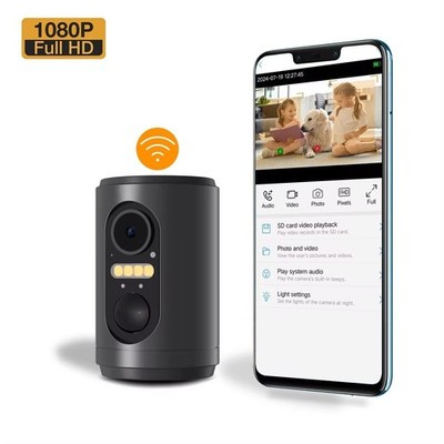 2MP Mini WIFI HD Camera Battery Color Night Vision PIR Sensor Motion CCTV 1080P