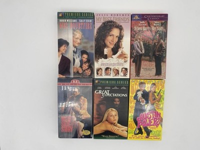 Lot Of 6 Vintage VHS Tapes- Mrs Doubtfire, When Harry Met Sally,My Best Friends 