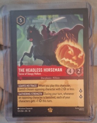 Lorcana the headless horseman terror of sleepy hollow x2
