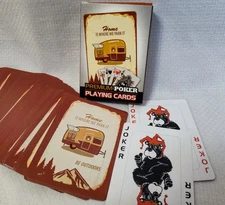 Wilcor Poker Playing Cards Deck*Cute RV Camper*Home Is Where We Park It*New