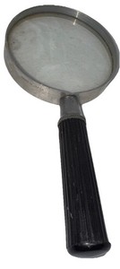 Vintage 1960s Reader 5.5” Magnifier Glass | Made In Japan | Glass & Plastic